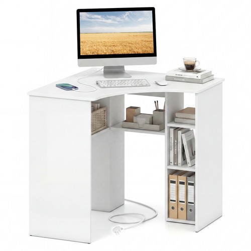 Corner desk triangle - desk,