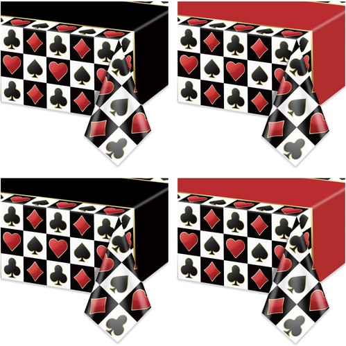 Pcs casino tablecloths red - pcs, tablecloths,
