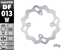 DF013W GALFER REAR FIXED DISC