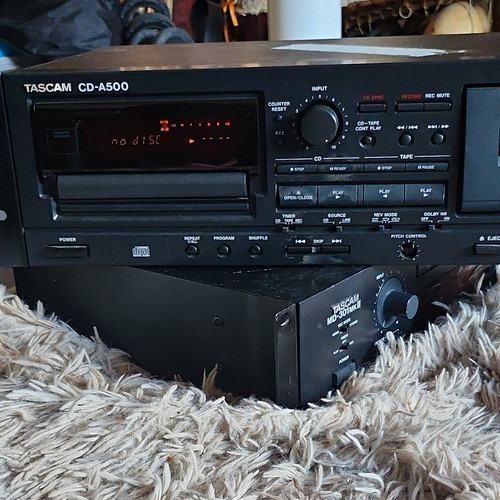 Tascam a500 black player - cd-a500, cd