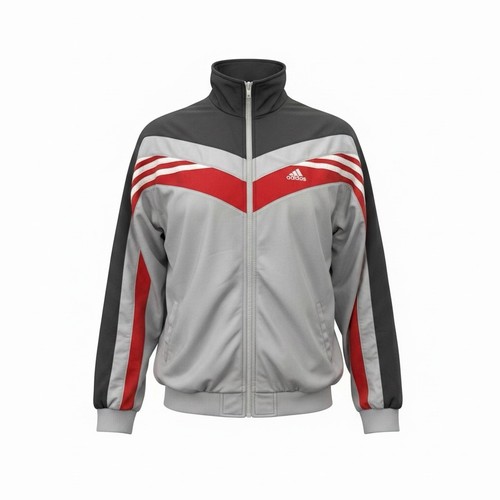 Retro adidas grey red - retro,