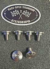 HONDA CR500 1990-01 TITANIUM FORK GUARD BOLTS X6