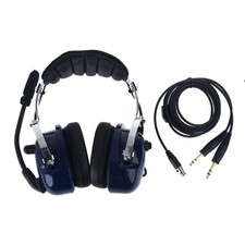 RA200 Aviation Pilot Headset Stereo Mono Switch MP3 Music Input Noise Reduction