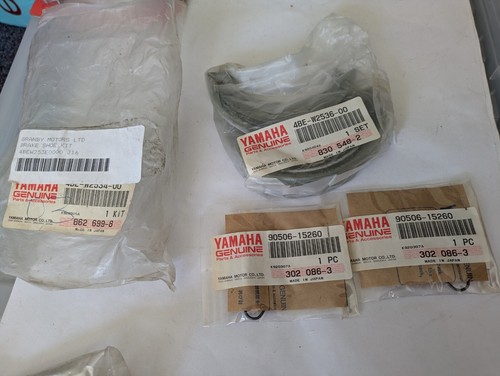 Genuine yamaha brake shoe set - shoe,