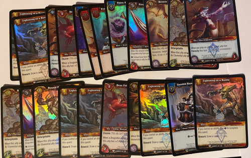 Wow tcg elements bulk lot - elements, of