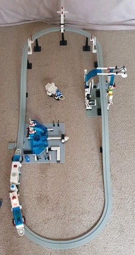 Lego space monorail - lego, transport
