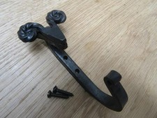 Rustic iron blacksmith hook