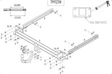 Towtrust Swan Neck Towbar For