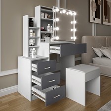 Dressing Table With Led Mirror