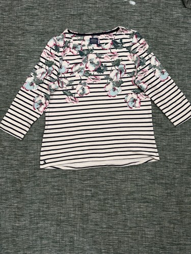 Joules womens white navy - joules,