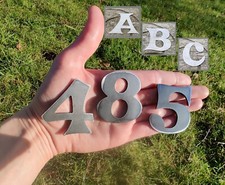 METAL LETTERS NUMBERS 2 INCH