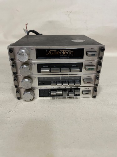 Old school supertech autoradio - old,