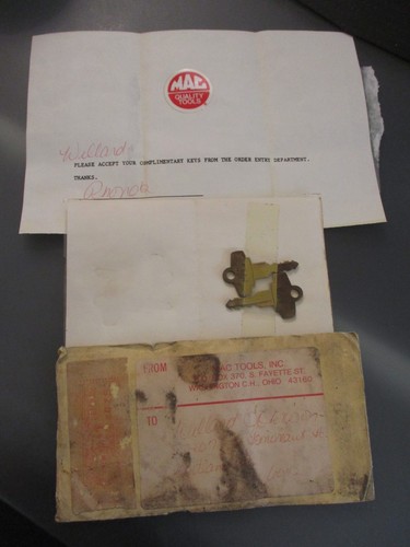 Vintage mac tools brass - mac,