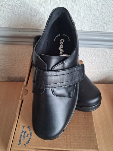 Cosyfeet elvis black leather - elvis,
