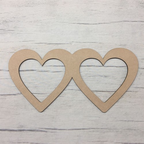 Heart shape double - heart,