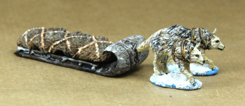 Toboggan with dogs - 2, 28mm