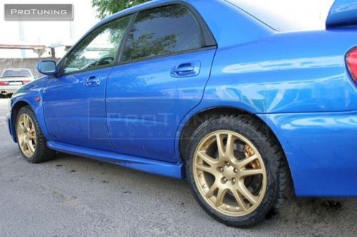 Sti prodrive style sideskirts - prodrive, sideskirts/