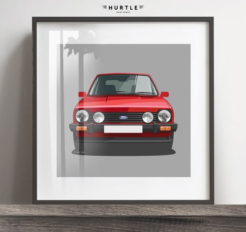 Ford fiesta mk1 xr2i artwork - mk1,