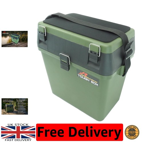 Durable green tackle seat - tackle, box