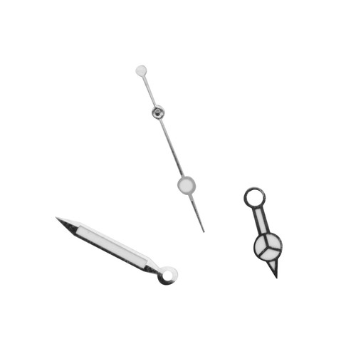 New silver plated watch hands - new,