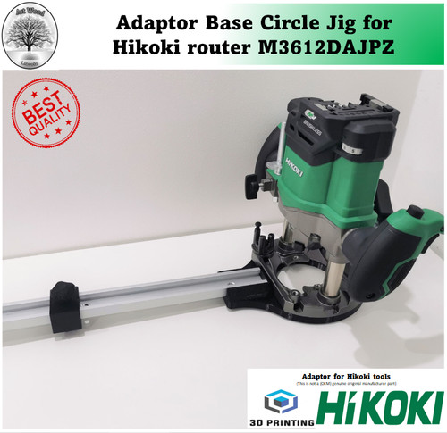 Circle jig base 250mm - 250mm, up
