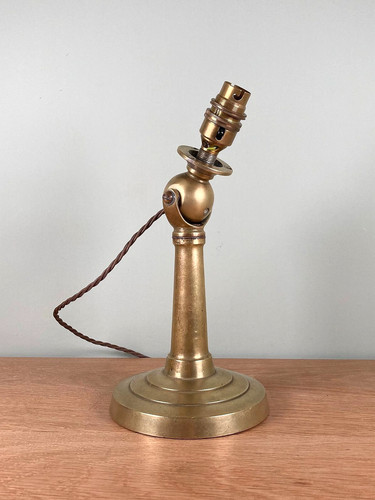 Antique solid brass table lamp - antique,