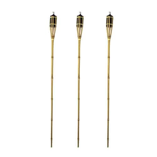 Natural bamboo torch 120cm - natural,