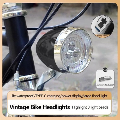 Vintage bike front light led - light,