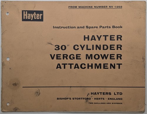 Hayter cylinder verge - hayter,