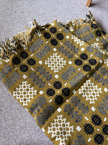 Double welsh wool blanket - welsh,