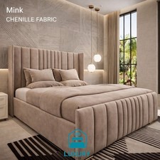 Ottoman Bed Winged Chenille