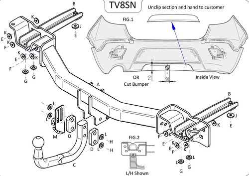 Towtrust swan neck automotive - towtrust,