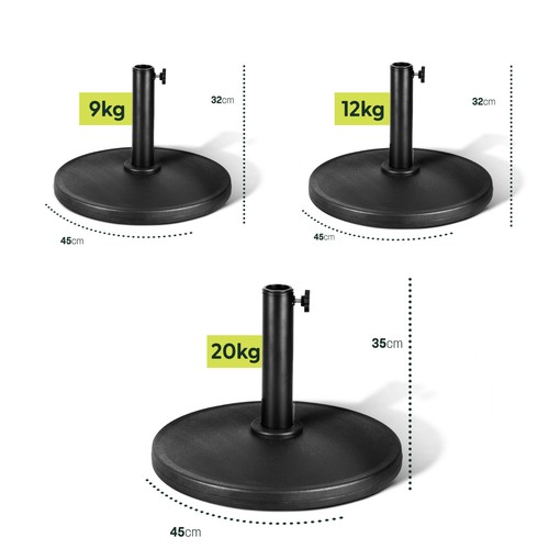 Keplin parasol base metal - keplin,