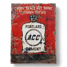 Vintage Indian Enamel Sign