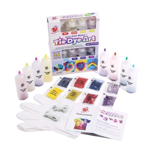 Tie dye kit colours - tie,