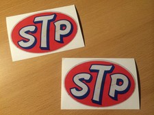 2x STP Stickers USA Hot Rod