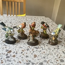 6 Vintage Porcelain Bird