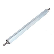 25mm x 300mm Zinc Plated Carbon Steel Spring Loaded Industrial Conveyor Roller