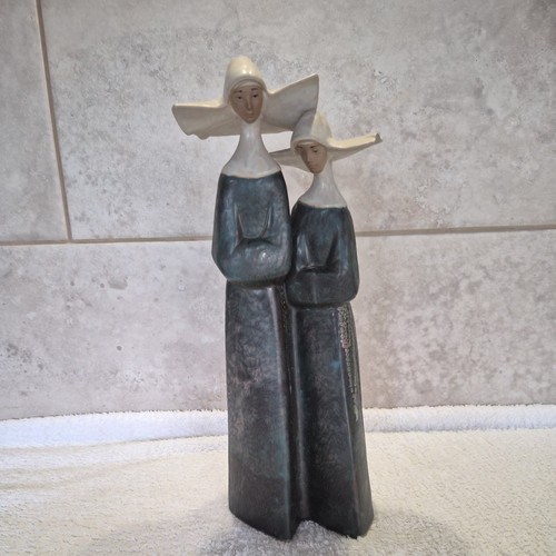 Lladro nuns gres finish - nuns,,