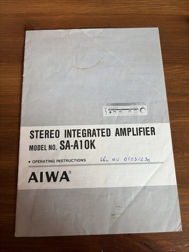 Aiwa a10k stereo - stereo, amplifier