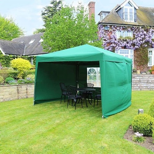 Gazebo with side wall - , 3x3m