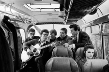 Cliff Richard On His Tour Bus