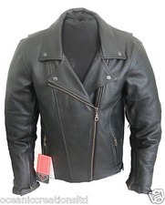Ladies Armoured Motor Cycle Bike Cruiser Touring Chopper Bikers Leather Jacket