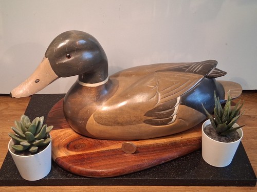 Vintage solid wooden - a, duck