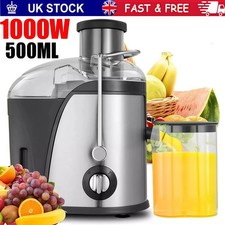 1000W Juicer Machine Whole Fruit Vegetable Large Juice Extractor Stainless Steel