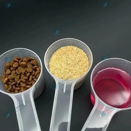 Transparent pet food measuring - food,