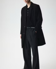 H&M men wool blend coat size