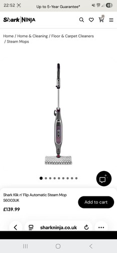 Shark s6003uk klik flip - shark,