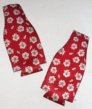 Beer Bottle Koozie Red Floral