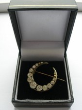 Antique - "Crescent Brooch" -